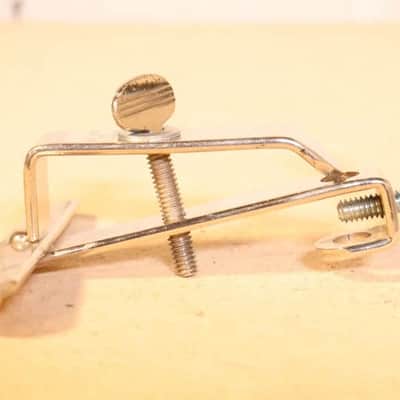 Slingerland Shur Grip Tempo Block Mount Nickel Vintage 1930's image 7
