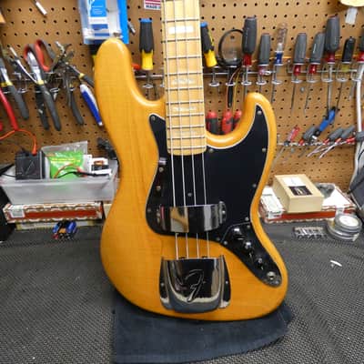 Fender Jazz Bass 1975 - Natural - Ash Body image 1