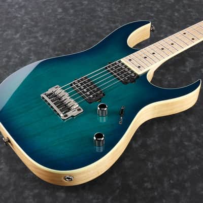 Ibanez RG652AHMFXNGB Prestige RG Electric Guitar 6-String - Nebula Green Burst + Case M20RG image 5
