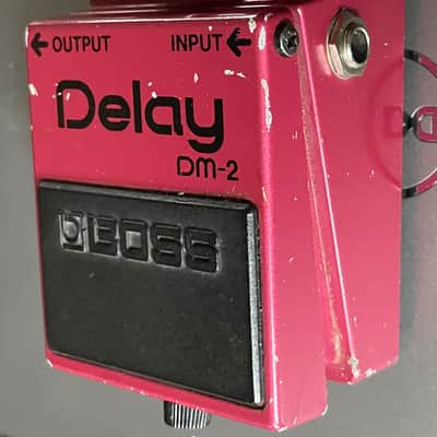 Boss DM-2 Delay (Black Label) 1981 - 1984 - Pink image 6