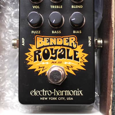 Electro-Harmonix Bender Royale Fuzz Black Guitar Effects Pedal w/Box image 2