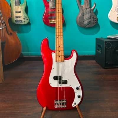 Fender Precision Bass Made in Japan PB57-US Fuji-Gen 1994 - Candy Apple Red image 6