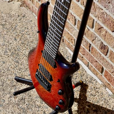 Ernie Ball Music Man Majesty 7 Ember Glow image 3