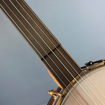 Ode Fretless Walnut Magician Nylon 5-String Openback Banjo 12" image 18