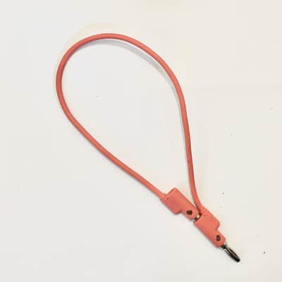 Banana patch cable 30cm Orange image 2