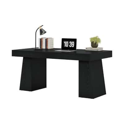 55" Executive Music Producer Desk – Black Minimalist Studio Workstation for Home Studios & Creative Professionals image 5