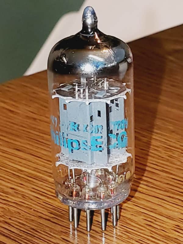 7025/12AX7A Philips Smooth Long Plate MaxiPreamp2/TV7 tested (1) tube lot image 1