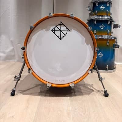 Dixon Artisan Maple Drum Kit Shell Set Blue Lagoon Gloss – North American Maple – 20/10/12/16 image 2