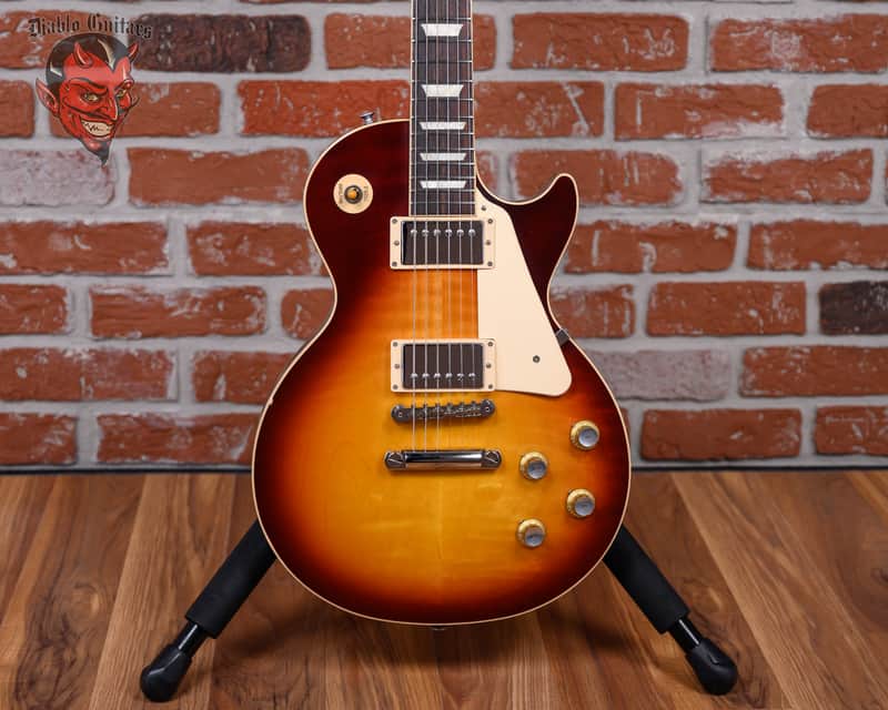 Gibson Les Paul Standard 60’s Mod Shop Plain Maple Top Satin Bourbon Burst 2022 w/OHSC image 1