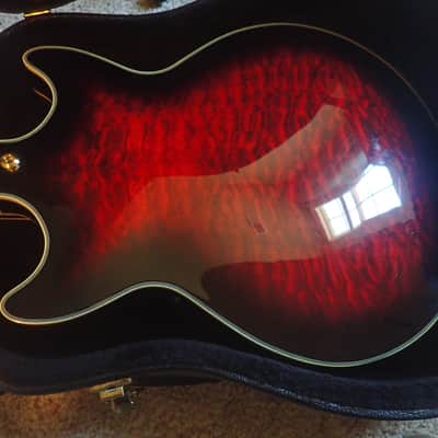 Ibanez AM93-TRS-12-01 2010s - Transparent Red image 7