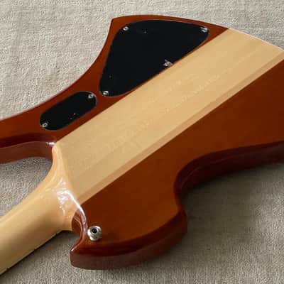 B.C. Rich Heritage Classic Mockingbird Bass LH Left Hand Lefty KOA Active EMG Pickups image 16