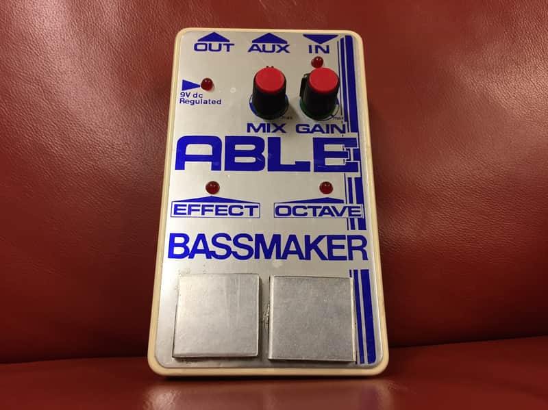 Able Electronics Bassmaker - Rare UK auto-bass pedal image 1