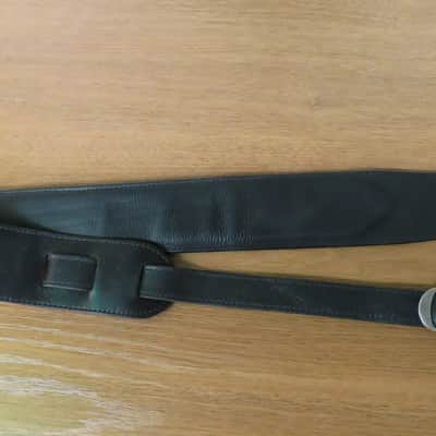 Leather Instrument Strap w/ Snake Skin - Guitar or Bass Guitar Strap image 5