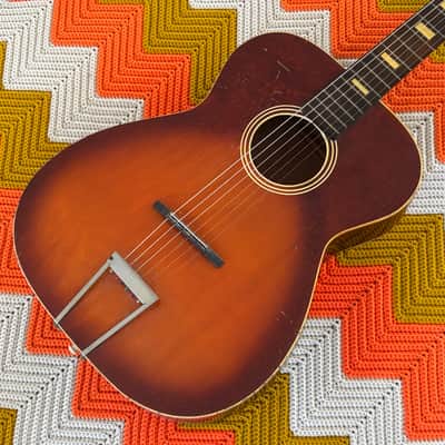 Silvertone Flat Top - 1960’s Made in USA! - Bluesy Tone and Soul! - Americana Fingerpicker!- image 1