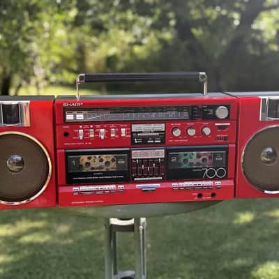 Sharp GF-700ZR Rare Vintage Boombox Serviced Tested Cassette Deck Warranty image 18