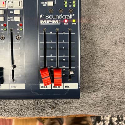 Soundcraft MPMi 12-Channel Mixer 2010s - Blue image 2