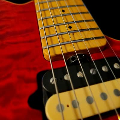 VIDEO! 1995 Ernie Ball Music Man EVH Eddie Van Halen Signature Red Quilt COLLECTOR GRADE 1 owner image 11