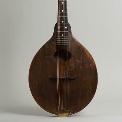 Gibson A-Junior Snakehead Carved Top Mandolin (1927), ser. #80820, period black hard shell case. image 1