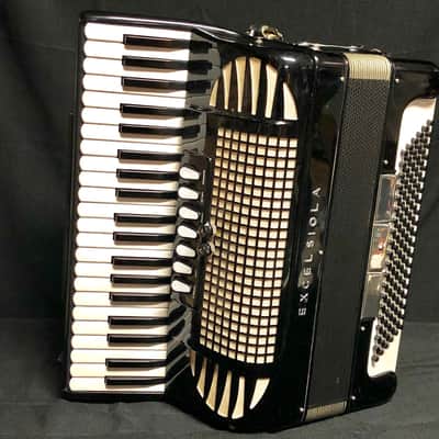 Excelsiola By Excelsior Model 612-M Black Accordion Made In Italy image 5