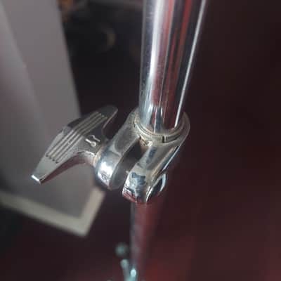 Sonor  Single Braced cymbal stand straight  1970s - Chrome image 2