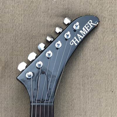 Hamer Standard Black Electric Guitar Owned by Marty Friedman image 22