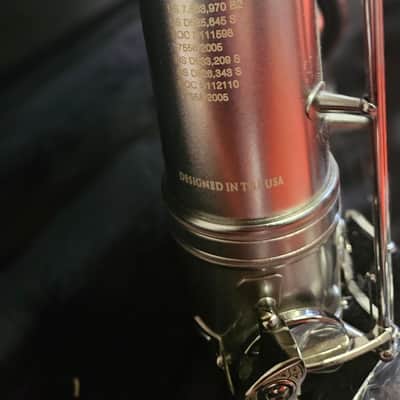 Cannonball B5-BICEB "Raven" Stone Series Big-Bell Baritone Saxophone 2010s - Iced Black with Black Nickel Keys image 10