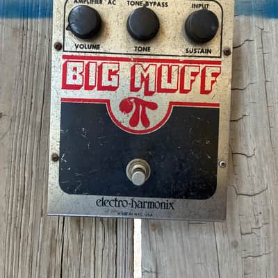 Electro-Harmonix Big Muff Pi V5 (Op Amp Tone Bypass) 1979 - Silver vintage electric guitar pedal image 16