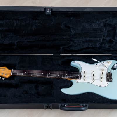 1966 Fender Stratocaster Vintage Electric Guitar Sonic Blue w/ Case image 24