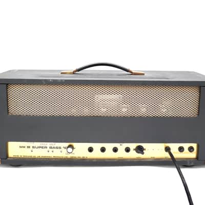 1974 Marshall JMP 1992 Super Bass 2-Channel 100-Watt Guitar / Bass Amp Head w/ Mods image 9