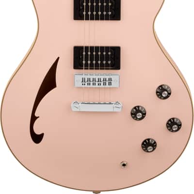 EVH SA-126 Special Limited Edition Semi-Hollow Electric Guitar, Ebony Fingerboard, Satin Shell Pink image 2