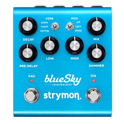 Strymon Blue Sky Reverberator V2 2022 - Present - Blue image 1