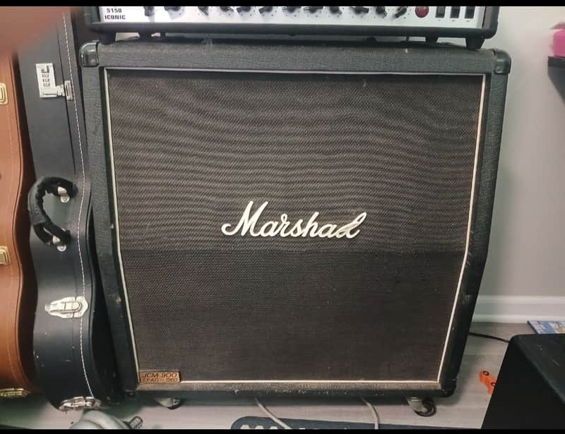 EVM12L Loaded Marshall JCM 900 Lead 1960 Angled 4x12 Guitar Cabinet image 1