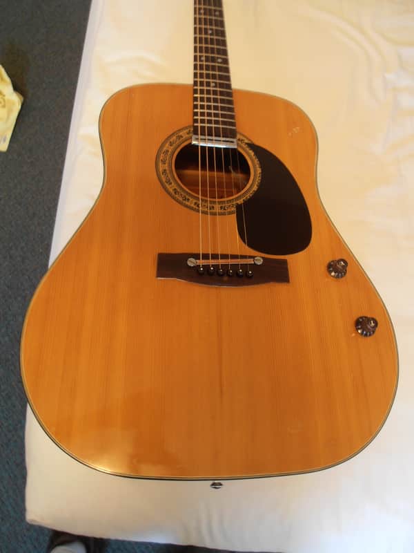 Vintage 1971 Alvarez 5046 Acoustic Electric Guitar image 1