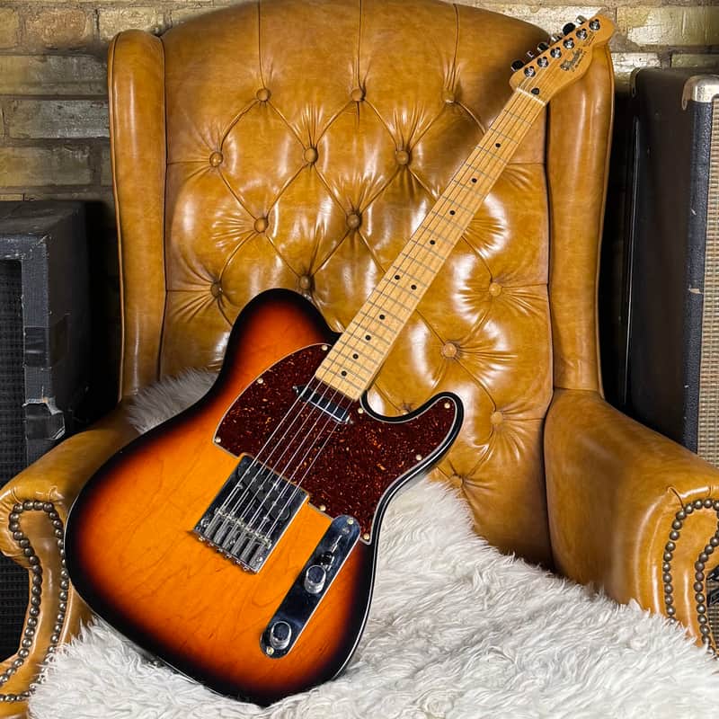 1996 Fender Standard Telecaster Vintage Sunburst MIM Made In Mexico 50th Anniversary Electric Guitar W/ Gigbag! image 1