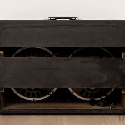 1966 Harmony H415 Valco-Made Vintage 2x12 Tube Amp w/ Tremolo & Oxford Speakers, Serviced image 7