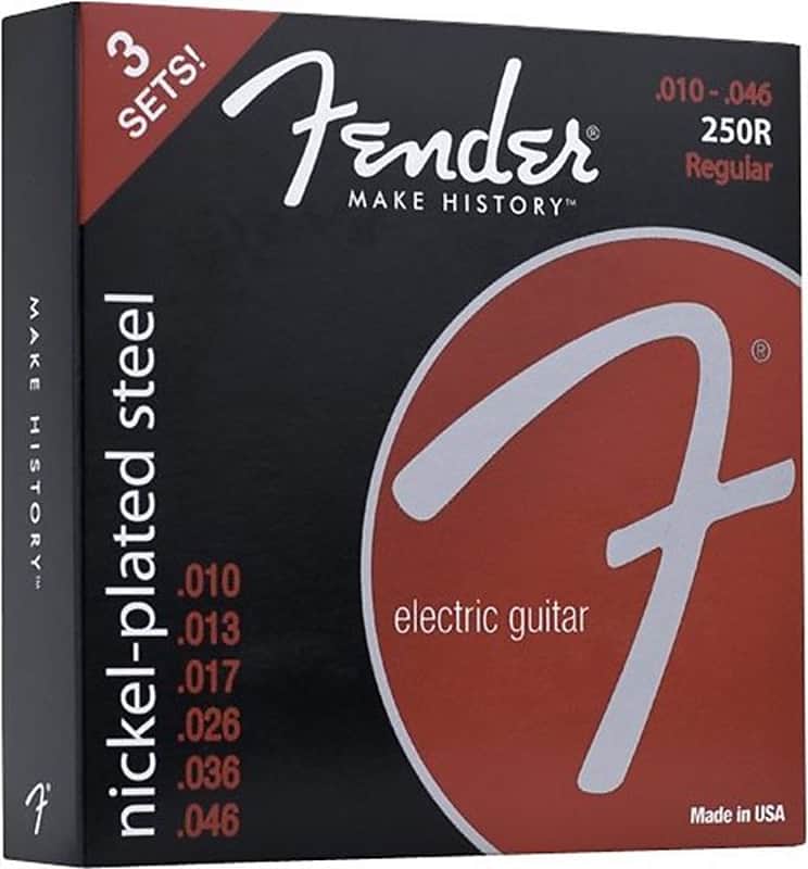 Fender Super 250R NPS Ball End Strings (.010-.046 Gauges) 3-Pack 2016 image 1