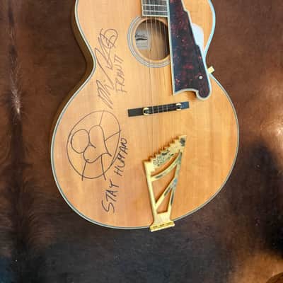D'Angelico EX-63 - Natural - Signed by Michael Franti image 15
