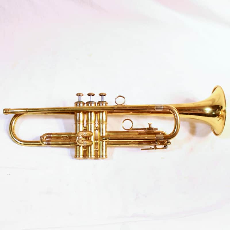 Vintage 1953-1955 -F.E Olds Ambassador Trumpet in Brass Lacquer