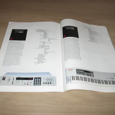 AKAI Vintage Synthesizer Literature (with AX60)- Original Synthesizer Catalog image 8