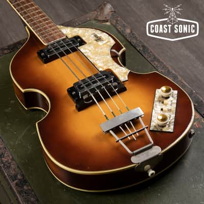 Vintage 1970 Hofner 500/1 Violin Bass Made in Germany Beatle Bass image 6