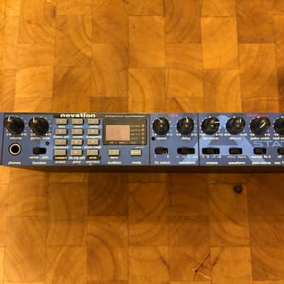 Novation A Station 8-Voice Rackmount Synthesizer 2001 - Blue- SERVICED image 3