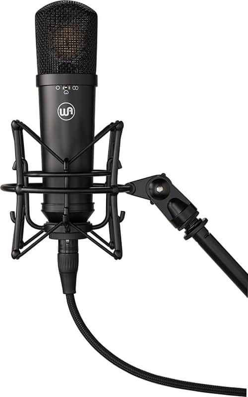 Warm Audio WA-87JR Large-Diaphragm Transformerless FET Condenser Microphone - Black image 1