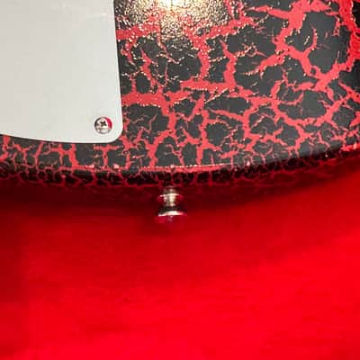 Jerry Jones Electric Sitar 1990s - Red Crackle image 15