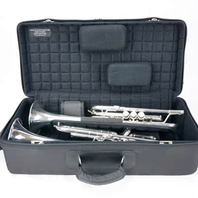 Marcus Bonna Case for 2 Piston Trumpets - Black Nylon image 2