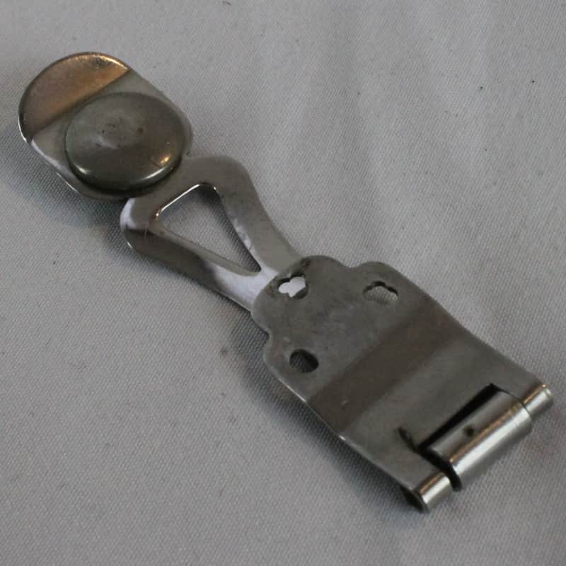 Accordion Replacement Part - Hourglass Chrome Lifted Bellows Clasp (Single) image 1
