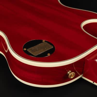 2013 Gibson Custom Shop Les Paul Custom - Heritage Cherry Sunburst | USA Long Neck Tenon 490R / 498T Humbucker Pickups 4.4kg | CoA OHSC image 16
