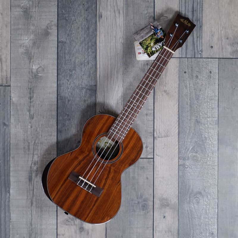 2022 Kala Kala PX-MACA-T Exotic Macawood Concert Ukulele Natur...