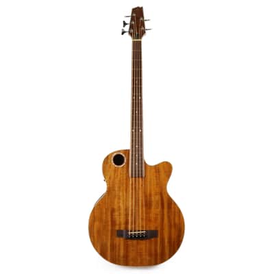 Boulder Creek EBR6-N5 5-string Solitaire Koa Acoustic Electric Bass image 3
