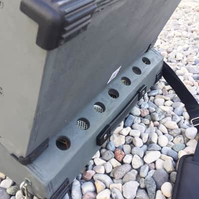 12U Eurorack Case Powered, 104 hp or other, modular synthesizer, patched resealable, with belt image 16