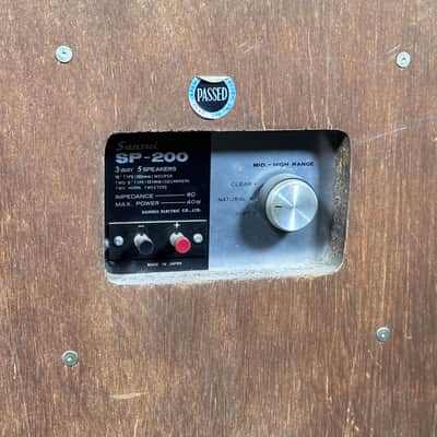 Vintage Pair of Sansui SP-200 3-Way Floor Speakers SP200 image 13